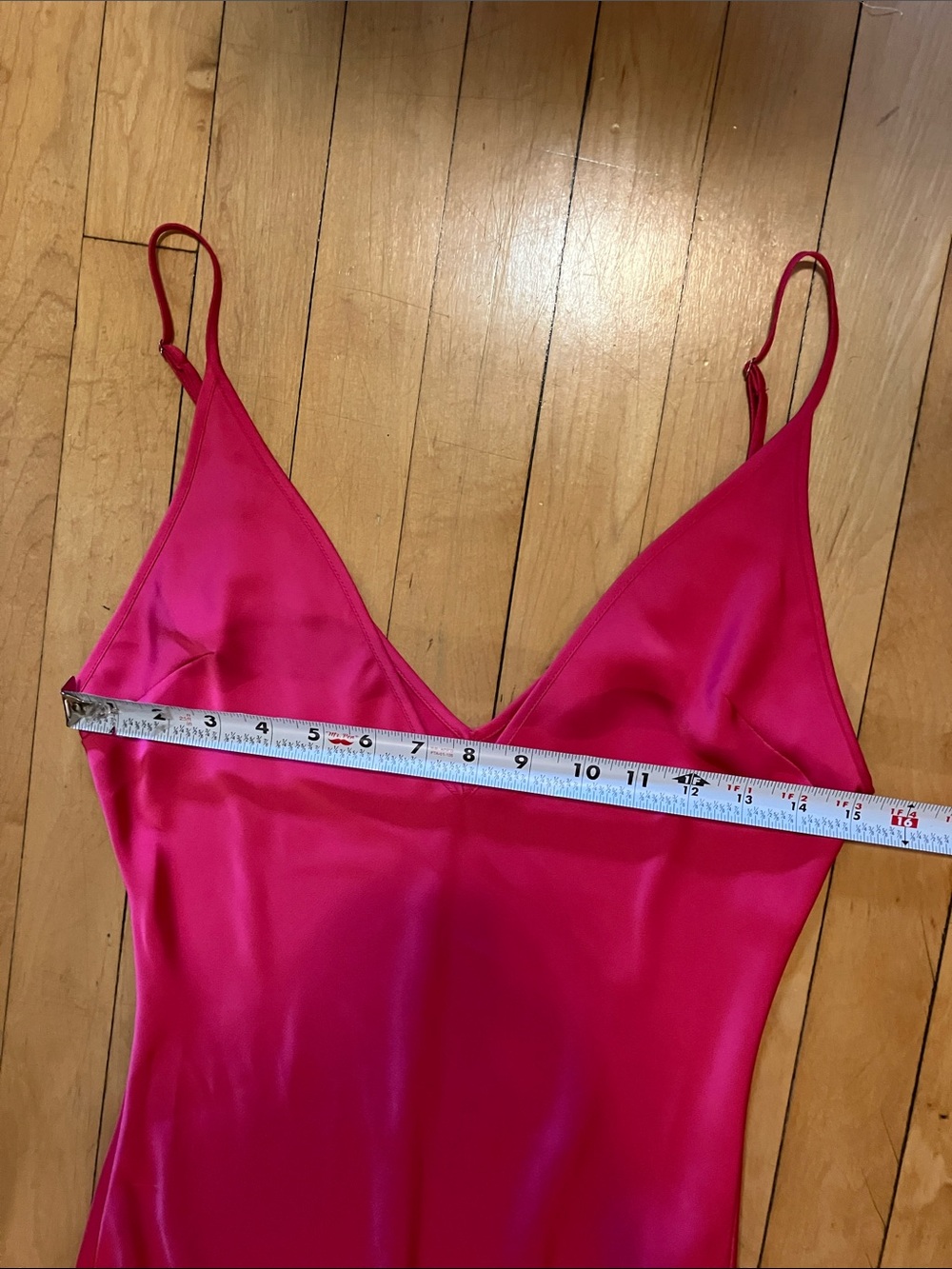 Rat & Boa Anastasia Pink Satin Maxi Slip Dress Small - Picture 9 of 11